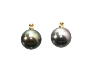 Vario Clasp Tahitian Pearl Earring