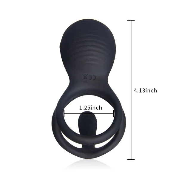 VibeRise - Sensual Harmony Remote-Controlled Dual Vibrating Cock Ring