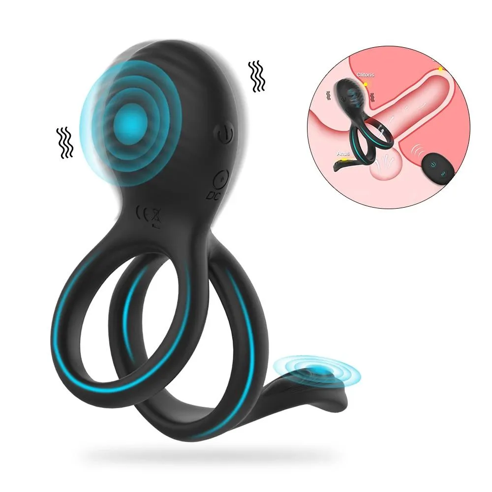 VibeRise - Sensual Harmony Remote-Controlled Dual Vibrating Cock Ring