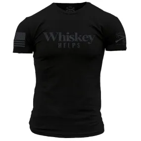 Whiskey Helps™ T-Shirt - Black